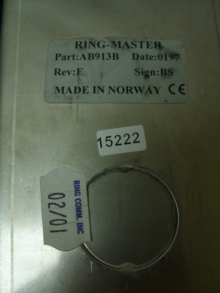 Alpha Communications Ring Master Stainless Steel Intercom Station AB913B - NOS