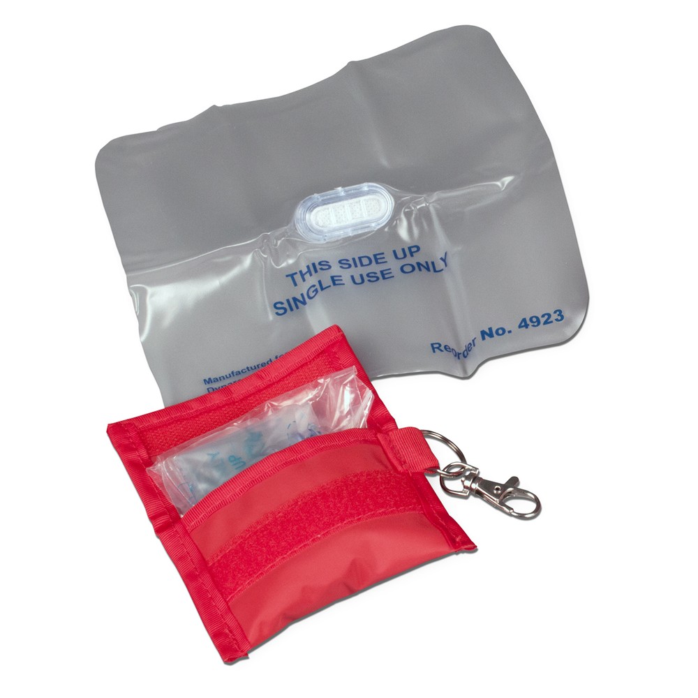 3 Pack CPR Keychain Mouthpiece Face Shield Protector First Aid Kits Emergency