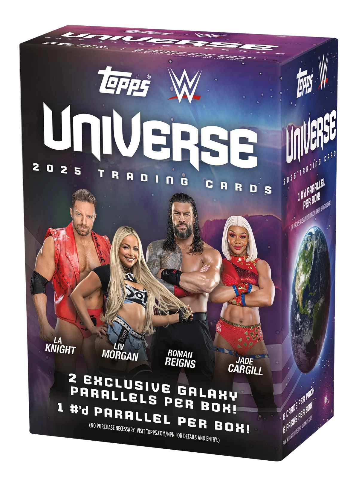 2025 TOPPS UNIVERSE WWE Wrestling VALUE BLASTER BOX Brand New (36 Cards) QTY