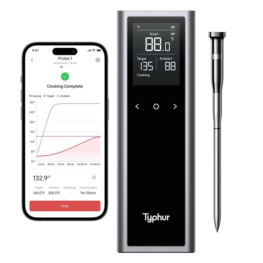 Typhur Sync One Smart Wireless Thermometer Digital: Standalone Base WT01