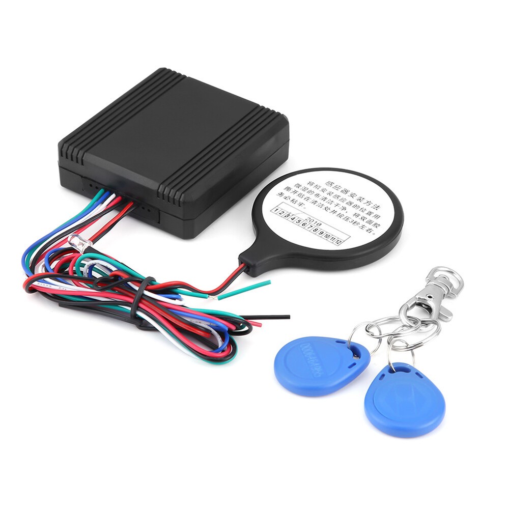 Motorcycle ID Card Lock Anti-theft Security System Smart Induction Sensor New