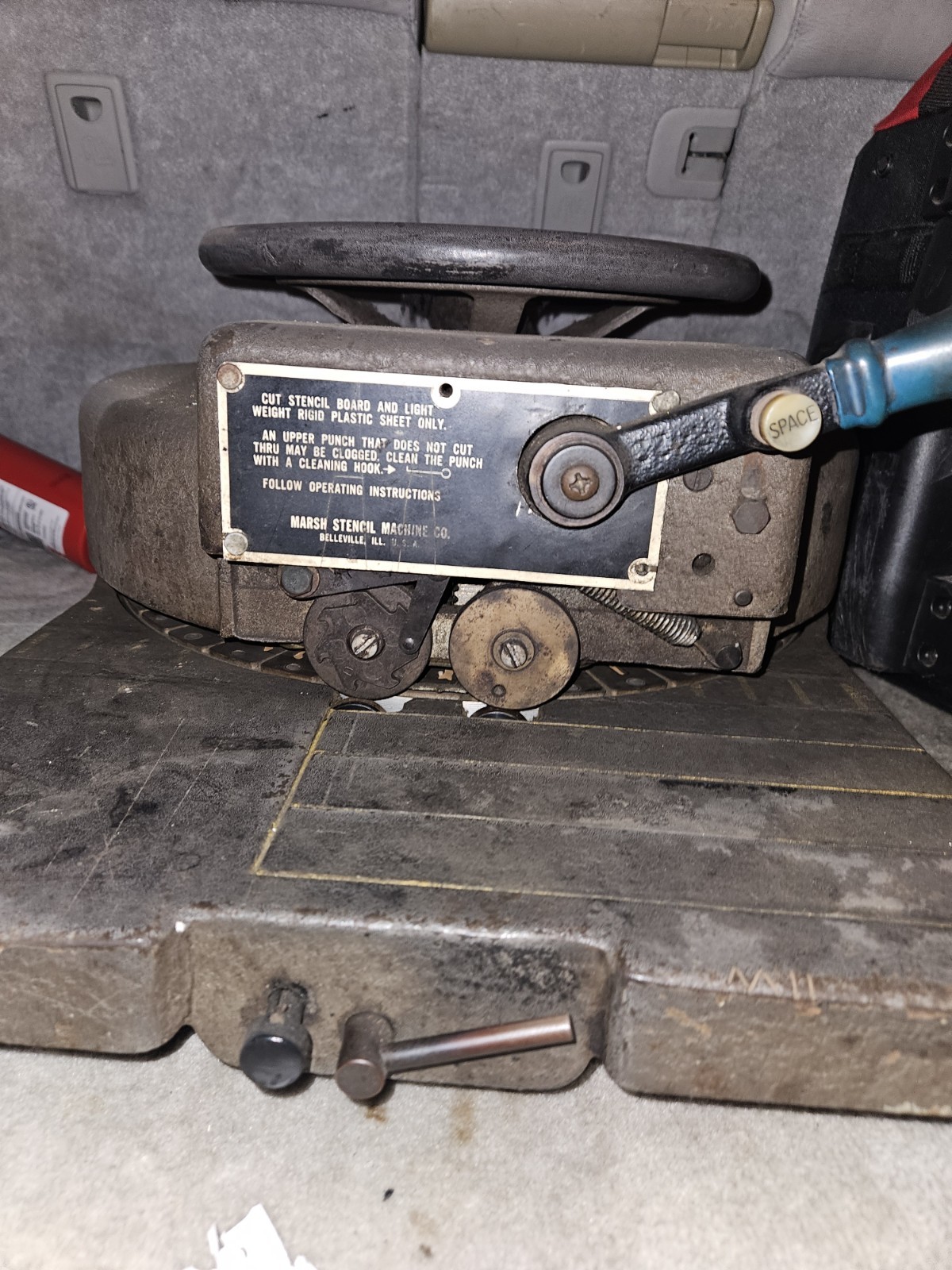 MARSH MODEL R1 STENCIL MACHINE 1inch 25mm