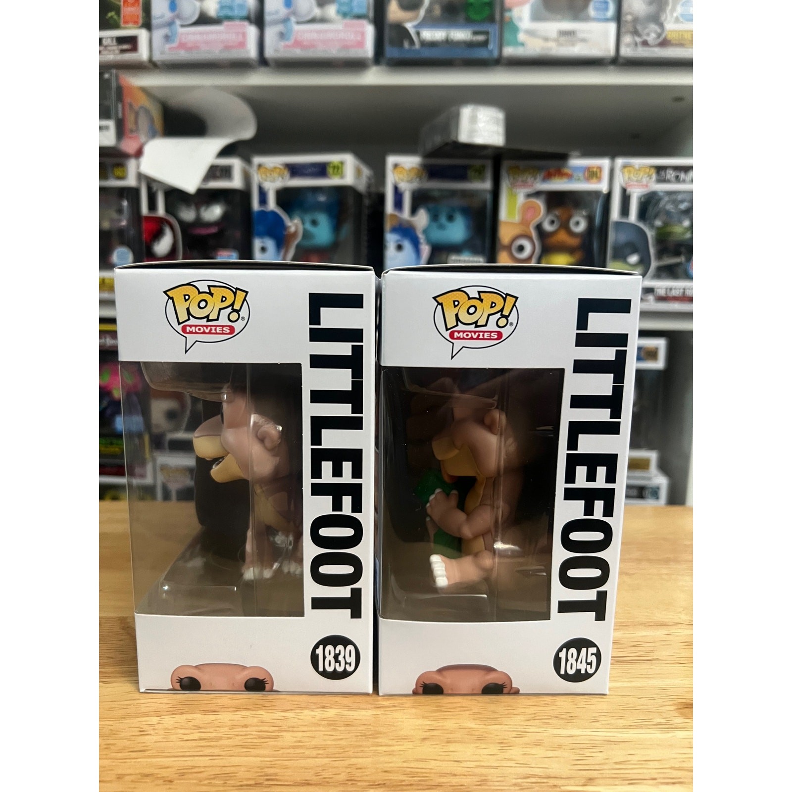 2 Littlefoot Funko Pops SOLD OUT EXC Treestar #1845 1839 Land Before Time Movies