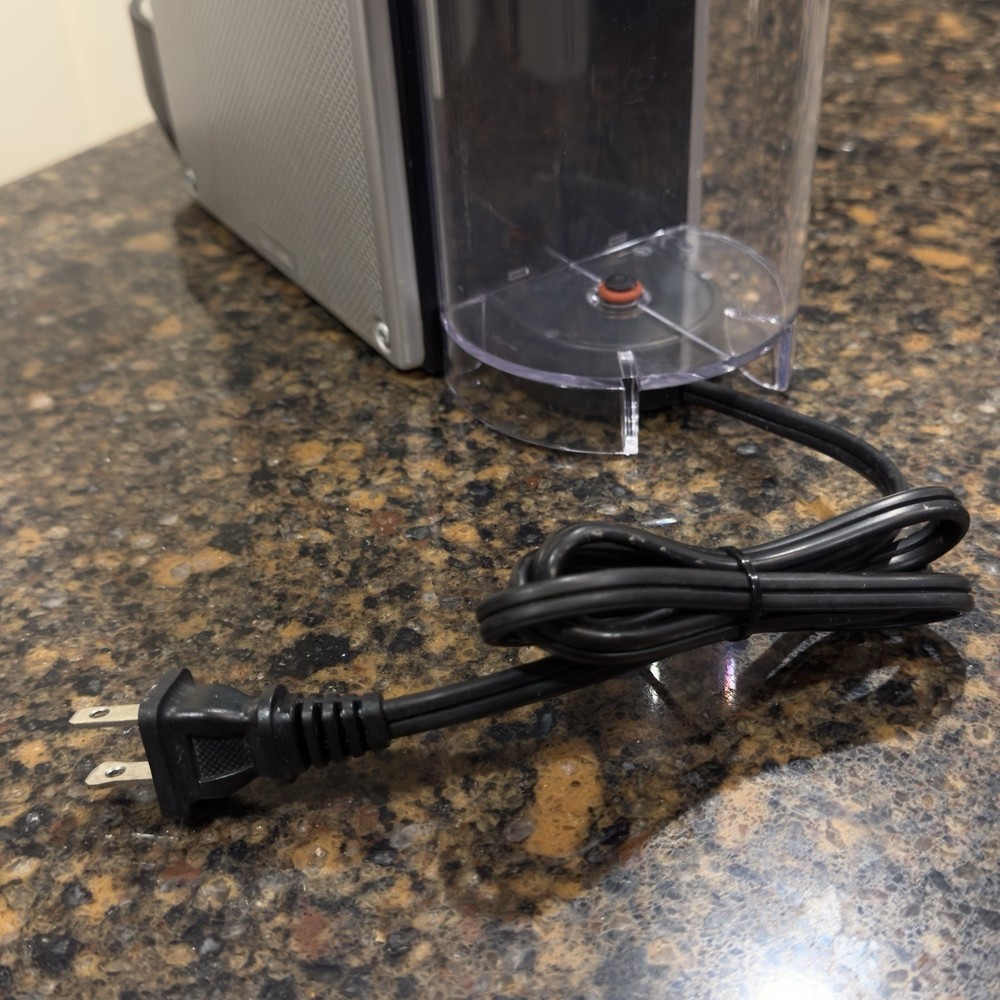 Nespresso Type D60 (Pixie) Coffee Machine Maker Brushed Aluminum/ Black Tested