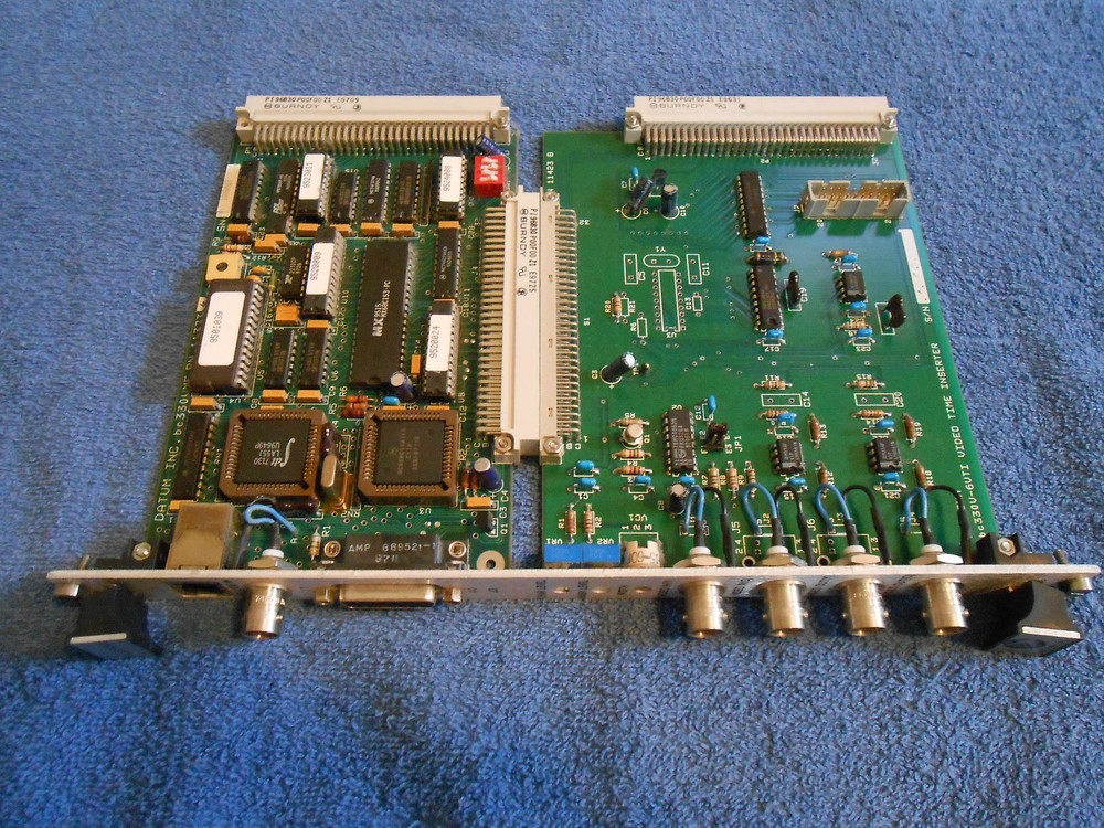 DATUM BC330VME 3U SERIAL TIME SIGNAL DECODER READER / PROCESSORS VMEBUS MODULE