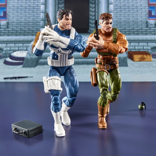 Hasbro Collectibles - Gamerverse - Marvel Legends - Punisher & Nick Fury Action