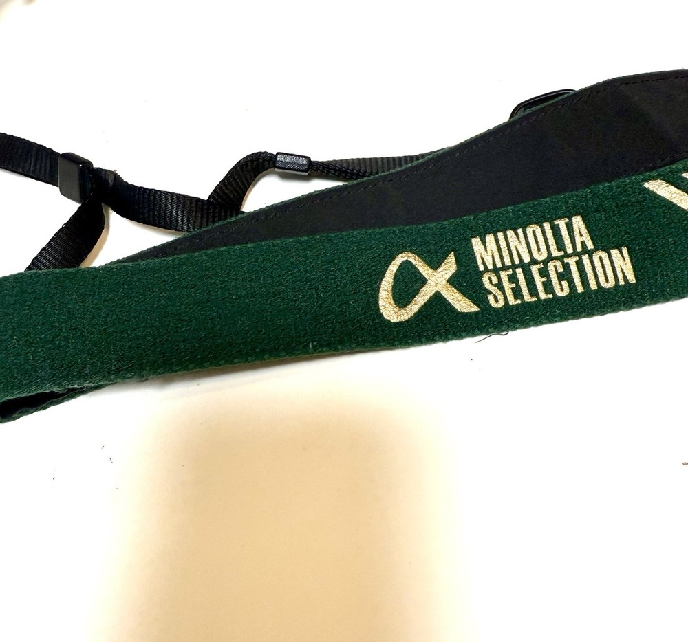 US DDP Minolta alpha selection green neck strap [MINT]