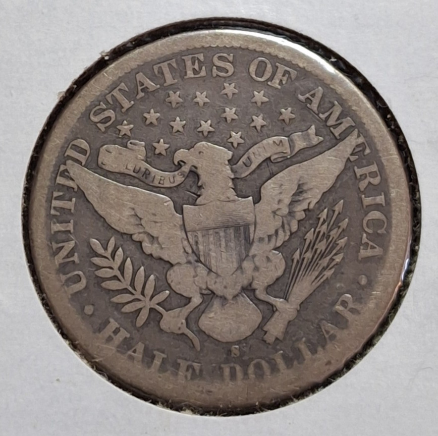 1898 S Barber Half Dollar