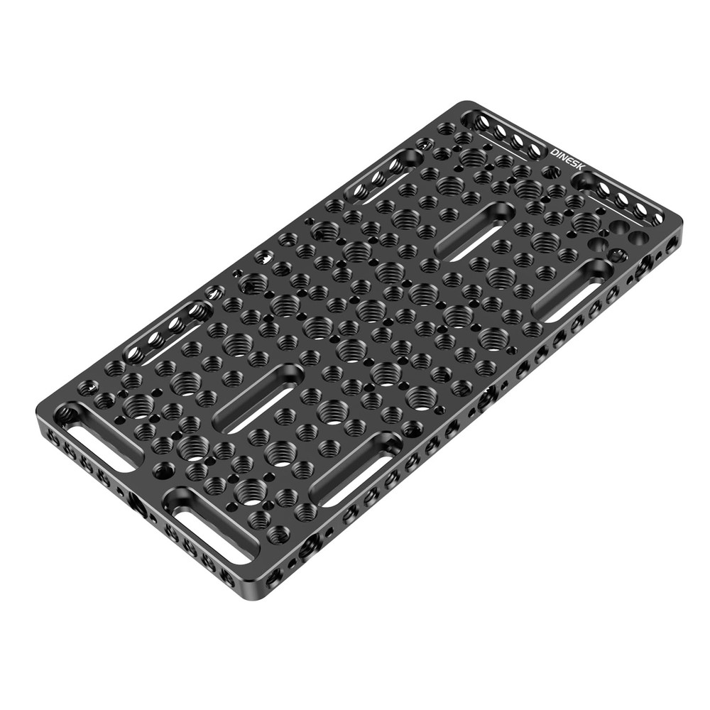 Multi-Functional Camera Cheese Plate with 1/4" 3/8" Threads,Extra Large Chees