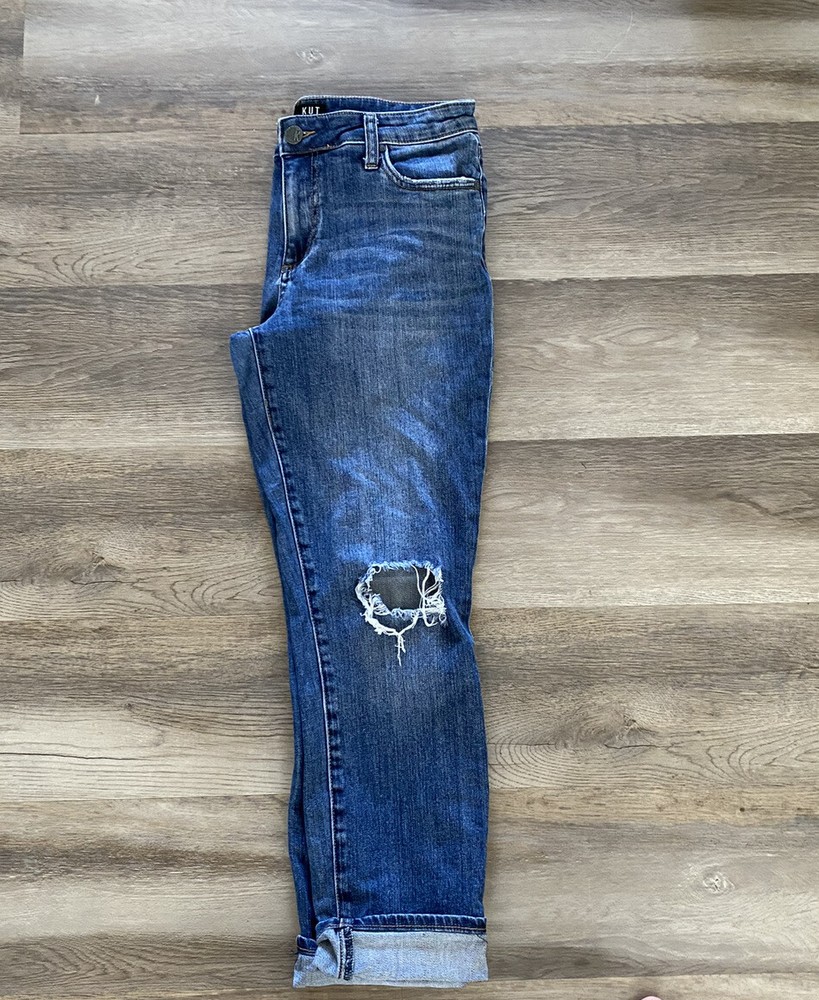 distressed jeans