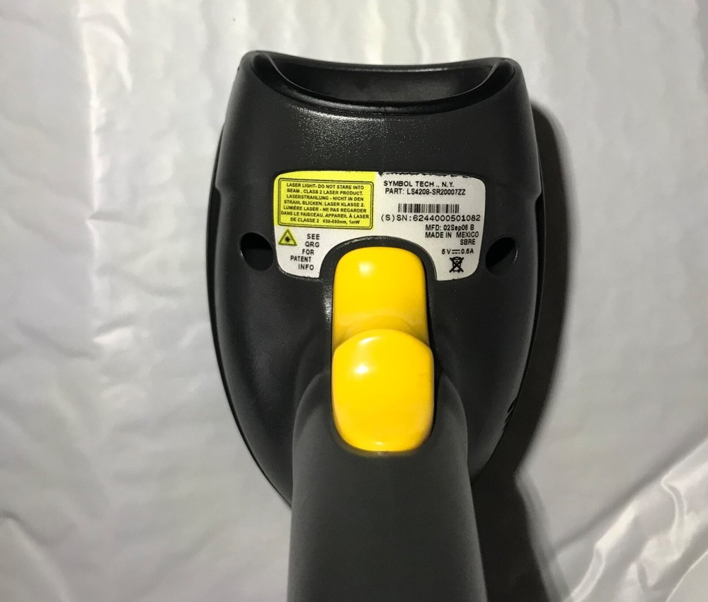 Symbol LS4208-SR20007ZZR Symbol Handheld Barcode Reader, Black
