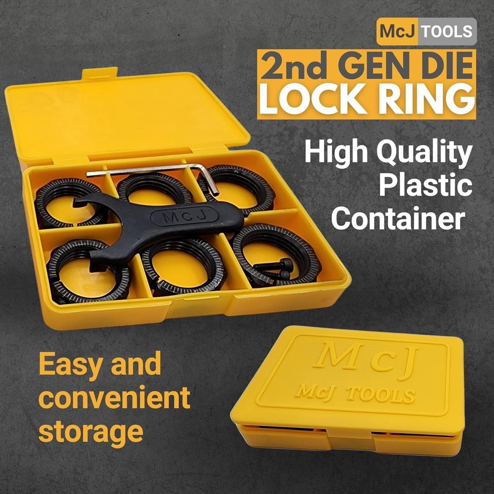 Reloading Die Lock Rings 2nd Gen 6pack