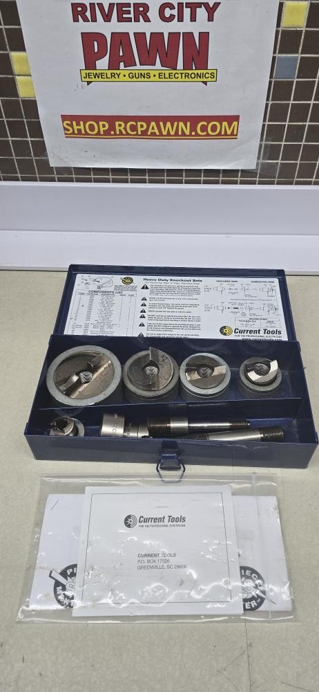 Current Tools 160ss 1/2"-2" Hydraulic Knockout Set for Stainless Ste (R7B015088)