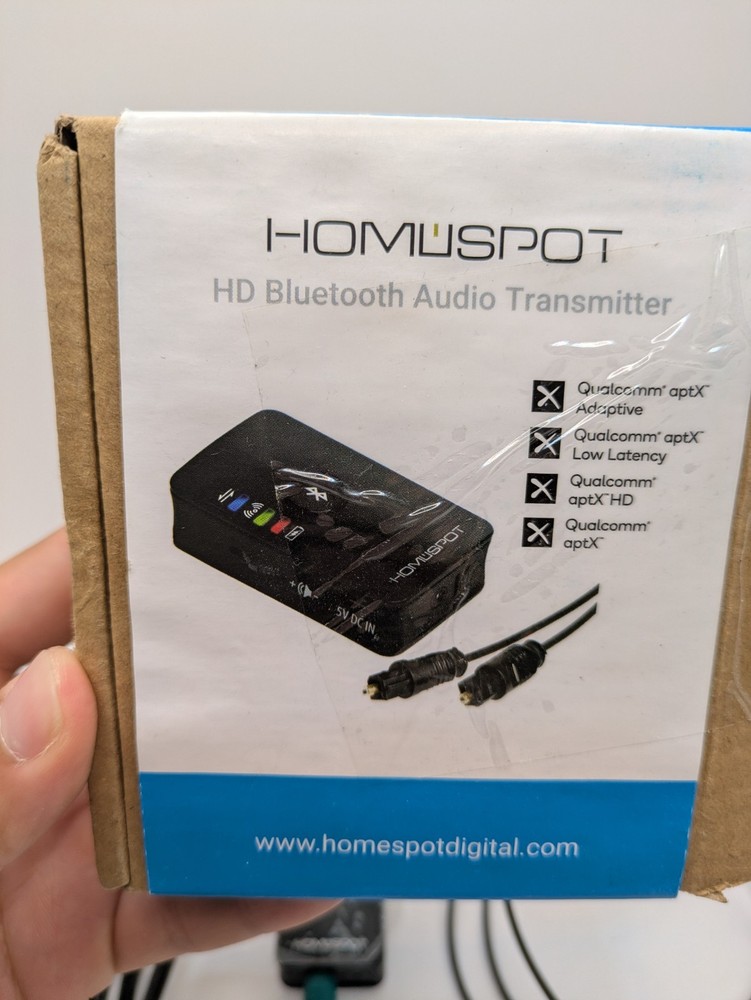 Homespot HD Bluetooth Audio Transmitter - Model - BTADP-128-D OPEN BOX