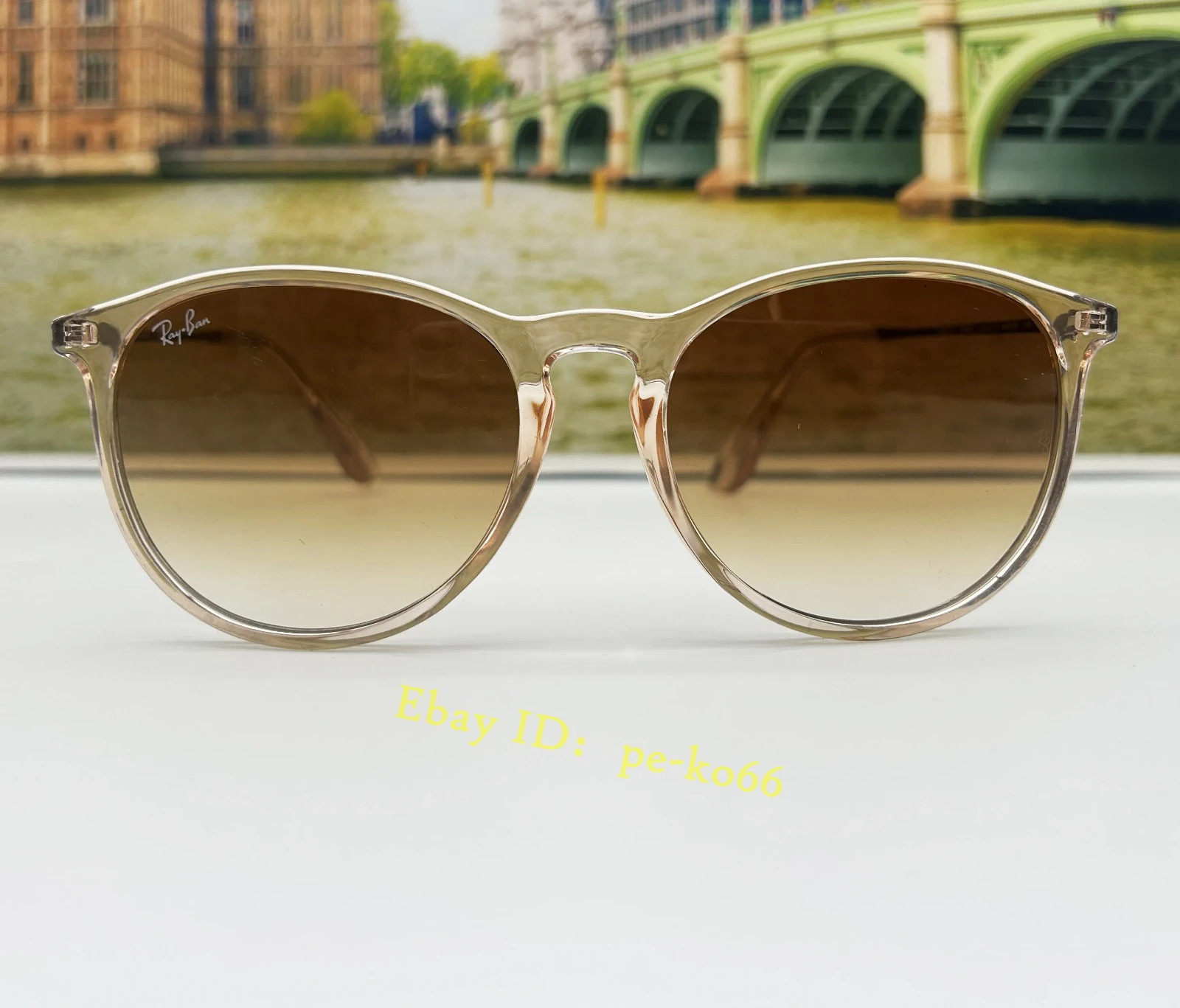 *Brand New* Ray-Ban Erika RB4171 Sunglasses Brown Frame Gradient Lens UV400Unise