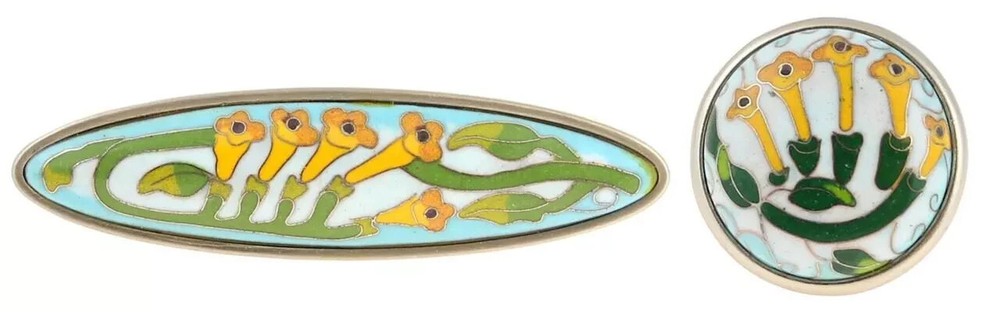 Ceramic Knob Pull Handle Cabinet Hardware Cloisonne Honeysuckle