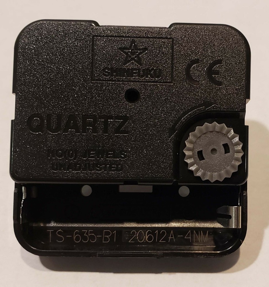 Quartz Clock Movement For 19" Double Neon Clock Push On Hands, Sweep Second