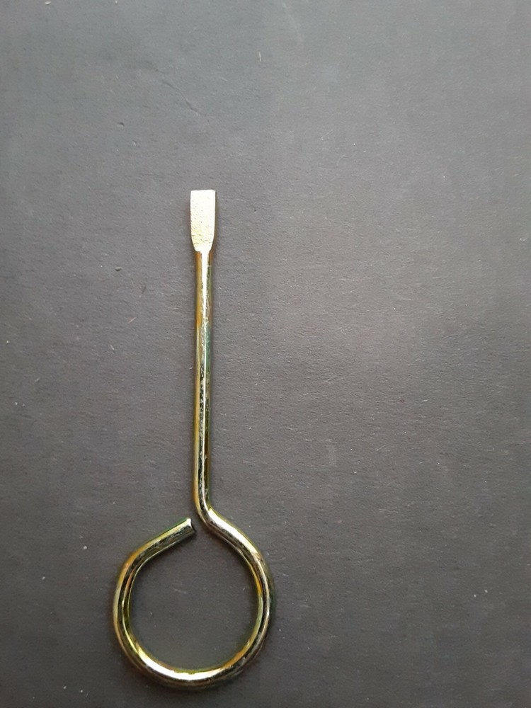 Interior door emergency key