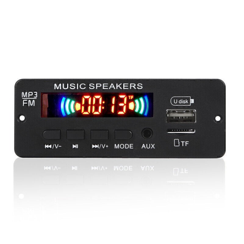 Bluetooth 5.0 MP3 Decoder Board Wireless USB TF FM Car Stereo Hands-Free Call
