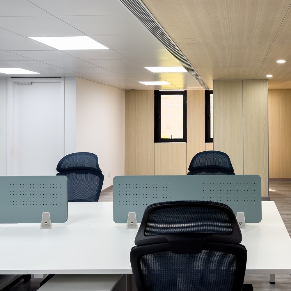 10 Pcs Adjustable Desk Divider Partition Clips, Sneeze Guard Support, Silver