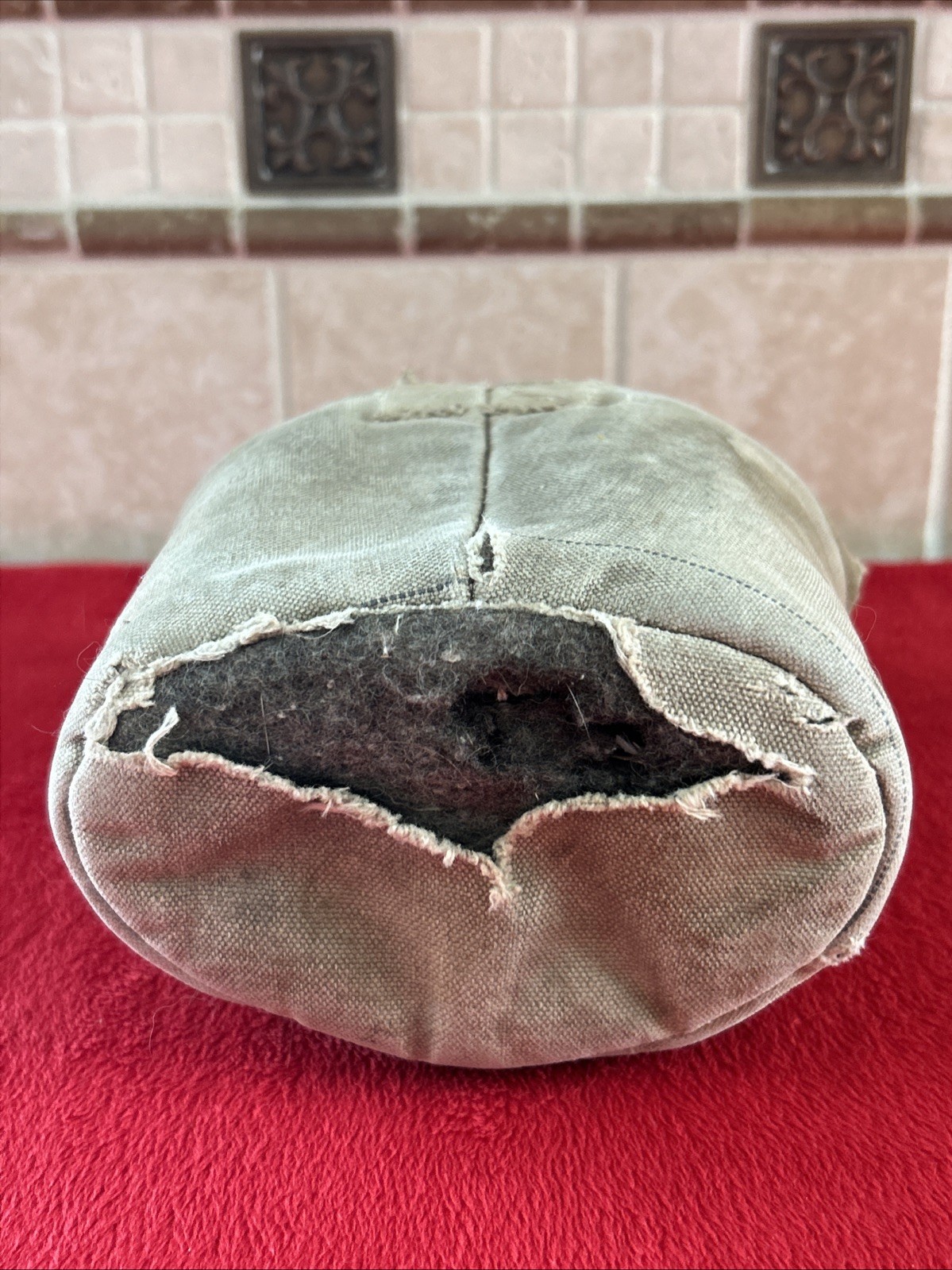 March 1918 WW1 Canteen Cup Cover Pouch US Army Original M1910 WWI