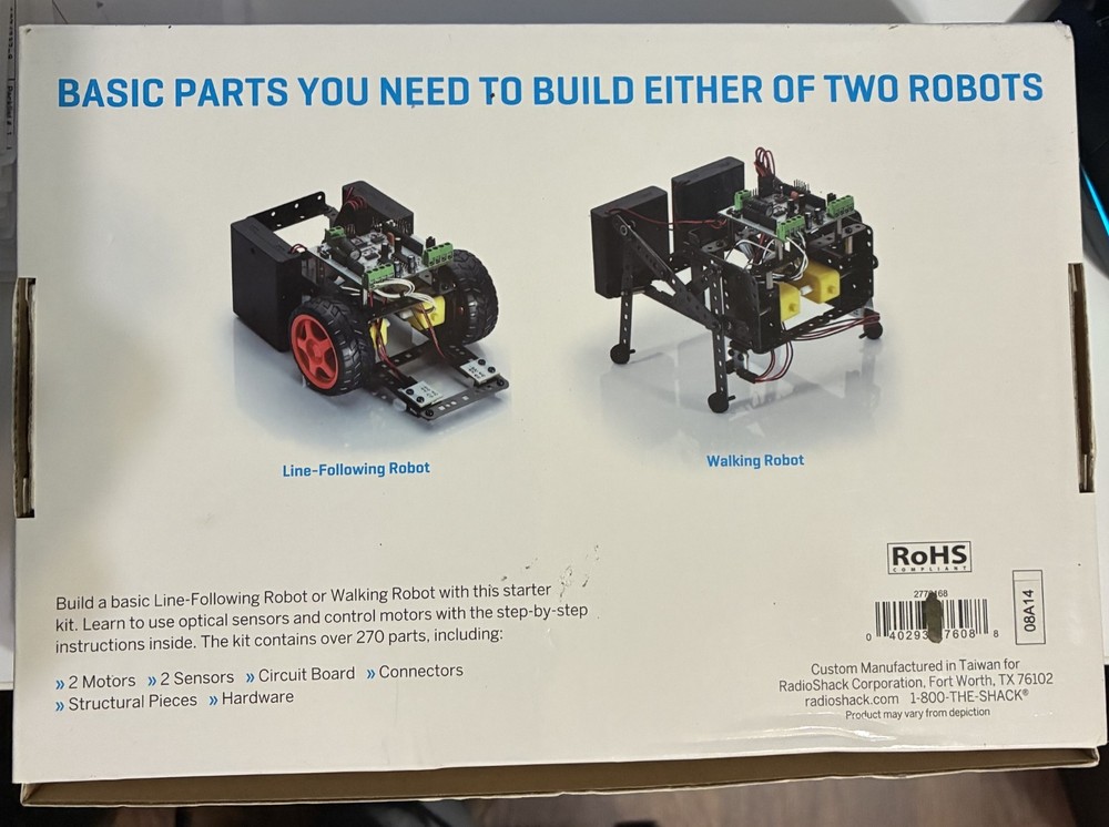 RadioShack Make: it Robotics Starter Kit - NEW IN BOX