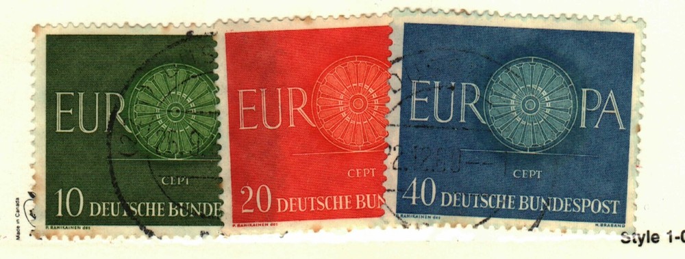 Germany #818-20 used Europa
