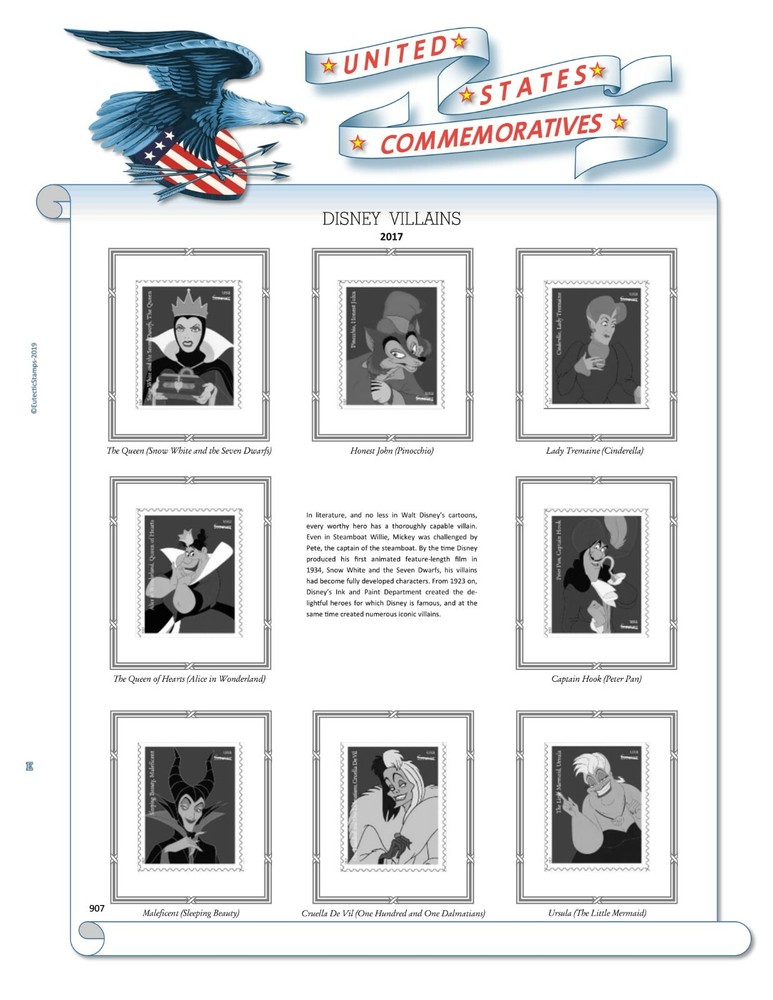 2017 U.S. Commemorative Singles COMPLETE Supplement (White Ace Alternative)