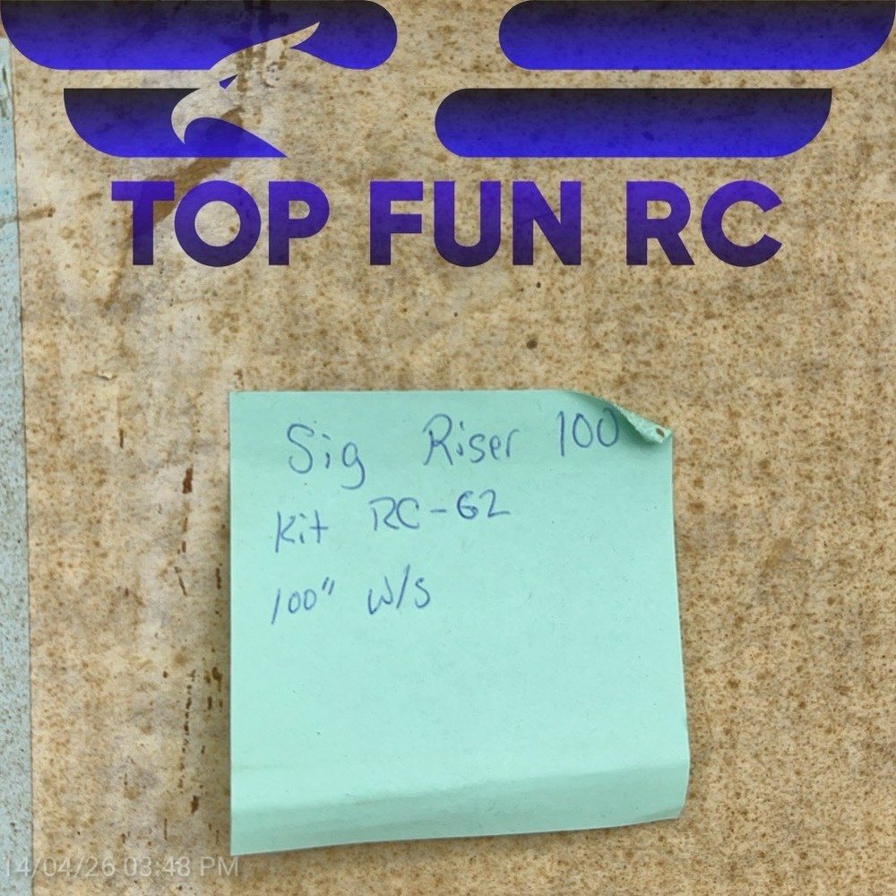 Sig Riser 100" balsa Rc Plane Kit 100" RC-62 kit