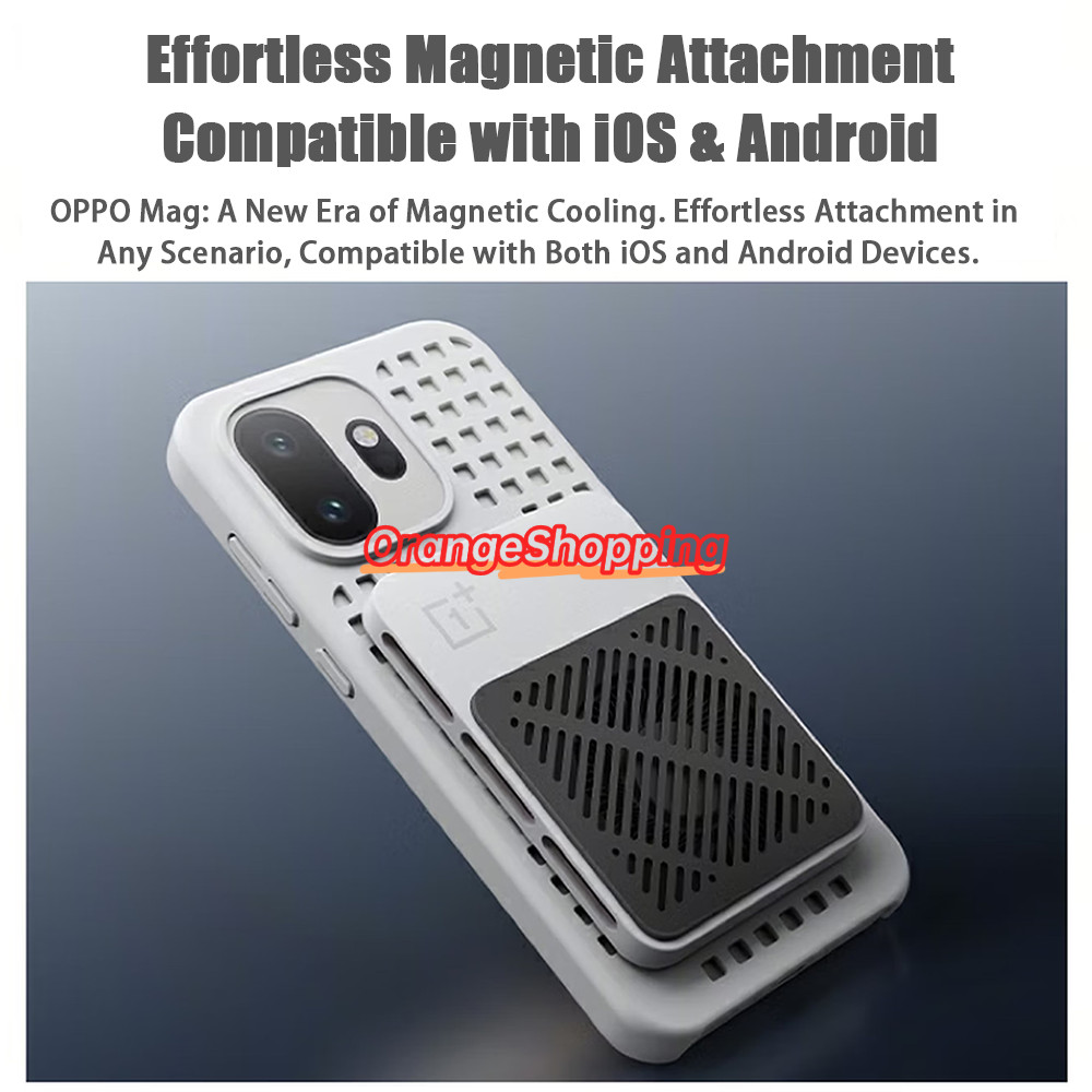 Original OnePlus Magnetic Cooler –9.8mm Ultra Thin, for OnePlus/ iPhone/ Android