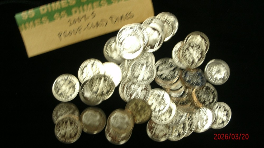 2007-S Roosevelt Dime - Clad Proof Roll