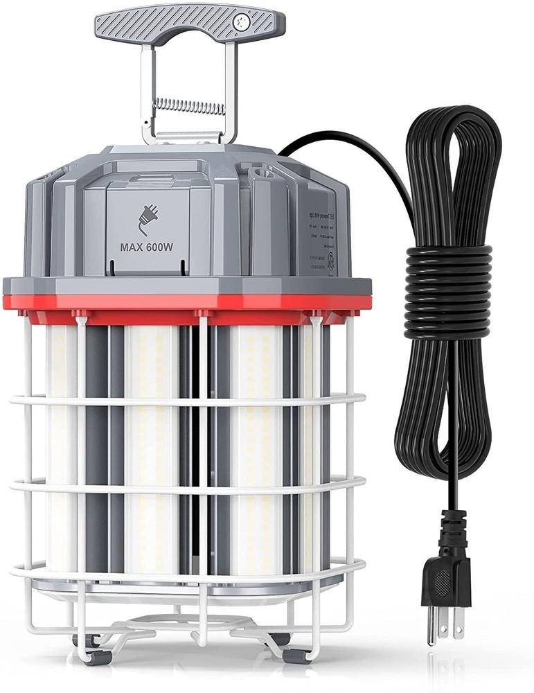 150W LED Construction Temporary Work Job Site Lighting On /off Button 10FT Wire