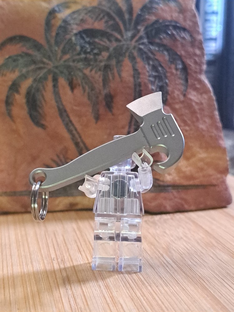 EDC Titanium Alloy Keychain Bottle Opener Multi-Tool