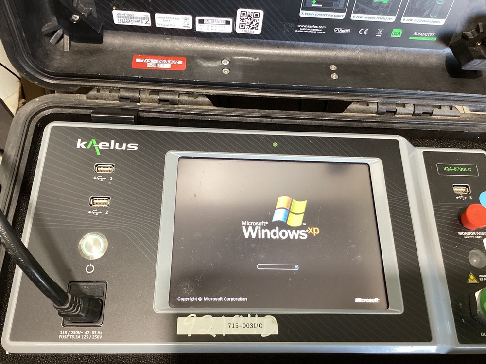 KAELUS iQA SERIES PASSIVE INTERMODULATION TEST SET MODEL iQA-0700LC