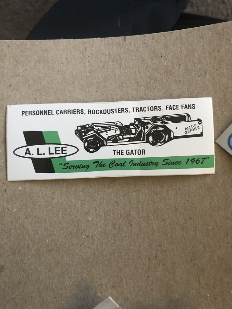 coal mining stickers