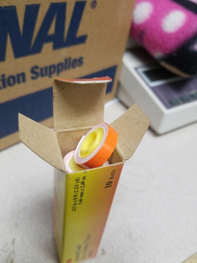 3M SDR-OR ScotchCode Wire Marker Tape Refill Roll, 10 Pack.