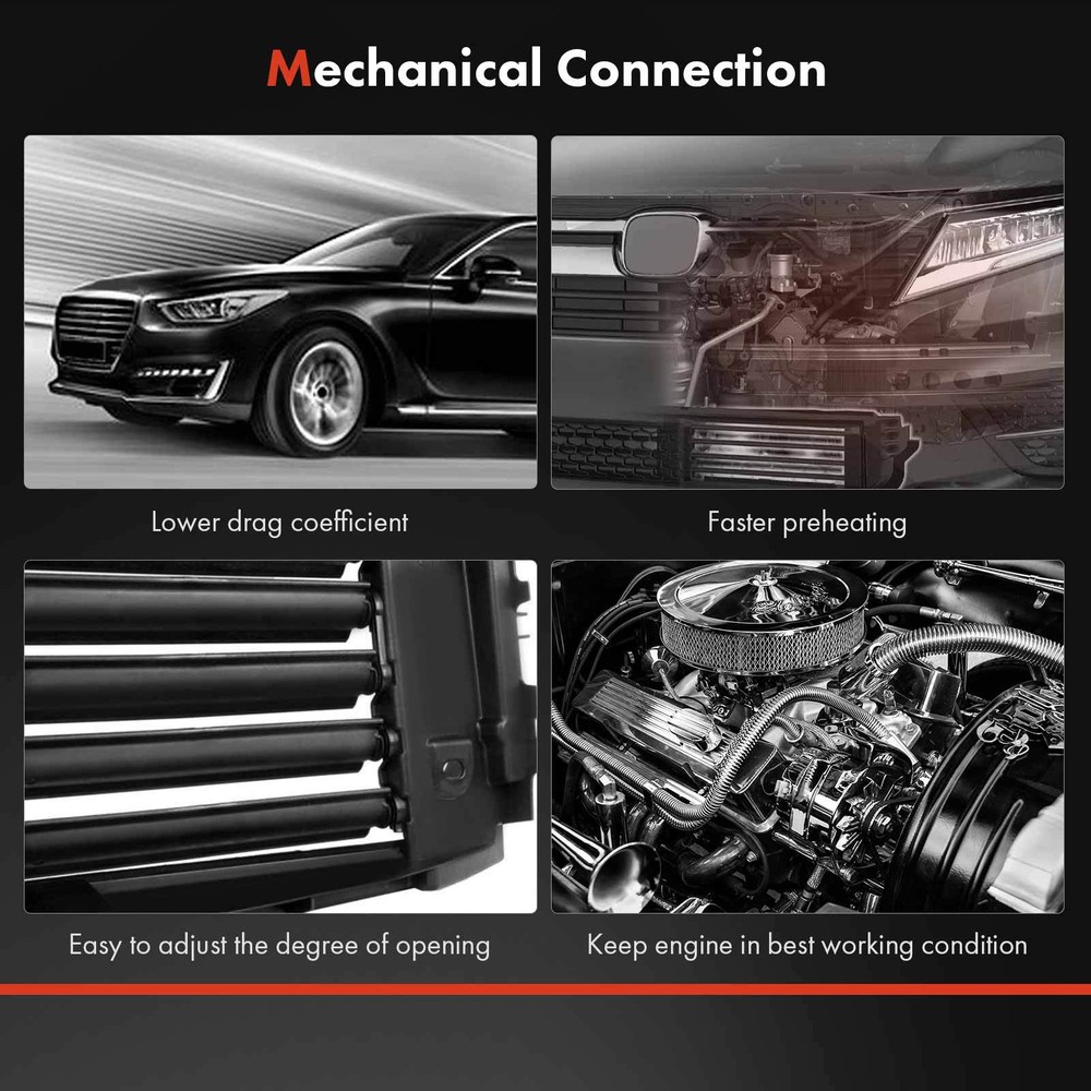 New Active Grille Shutter with Motor Front Upper Side for Honda CR-V 2017-2019