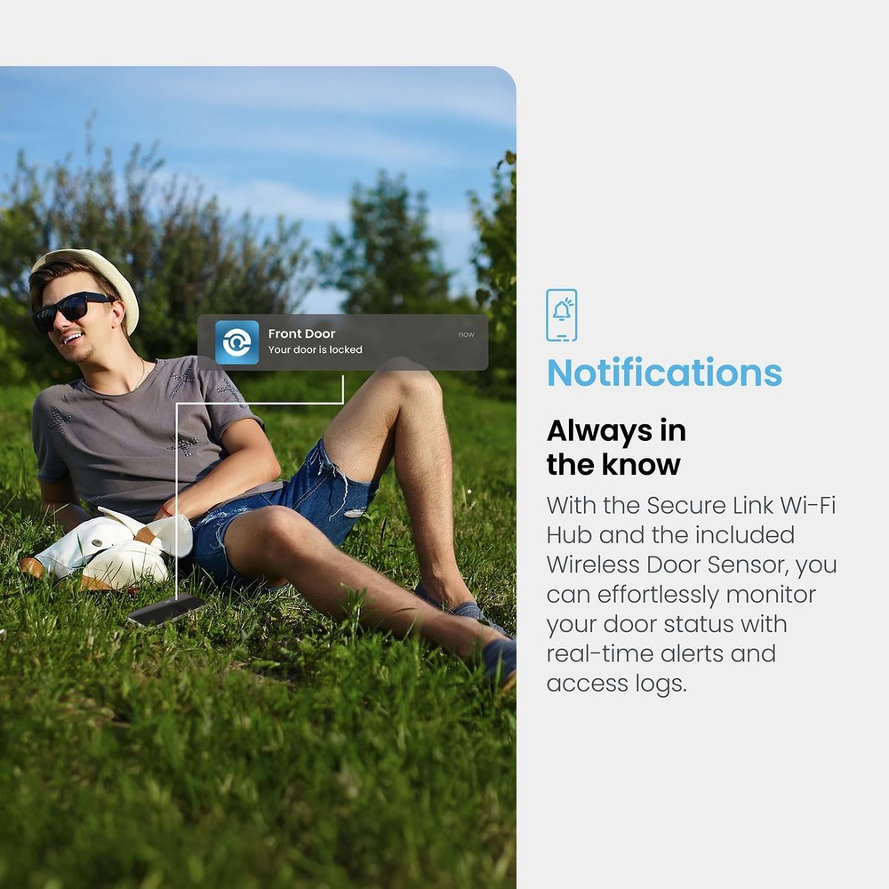 Lockly Secure Link Wi-Fi Hub - Control Your Lockly Smart Lock from Anywhere with