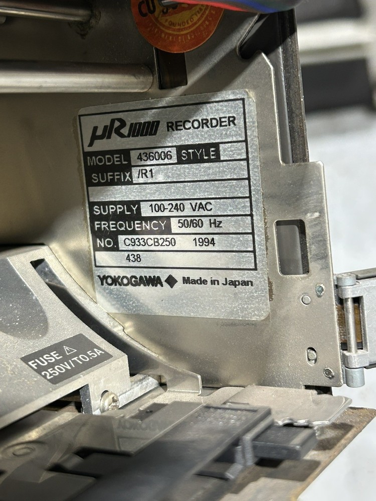 Yokokawa Process Recorder 436006 Digital Chart Recorder