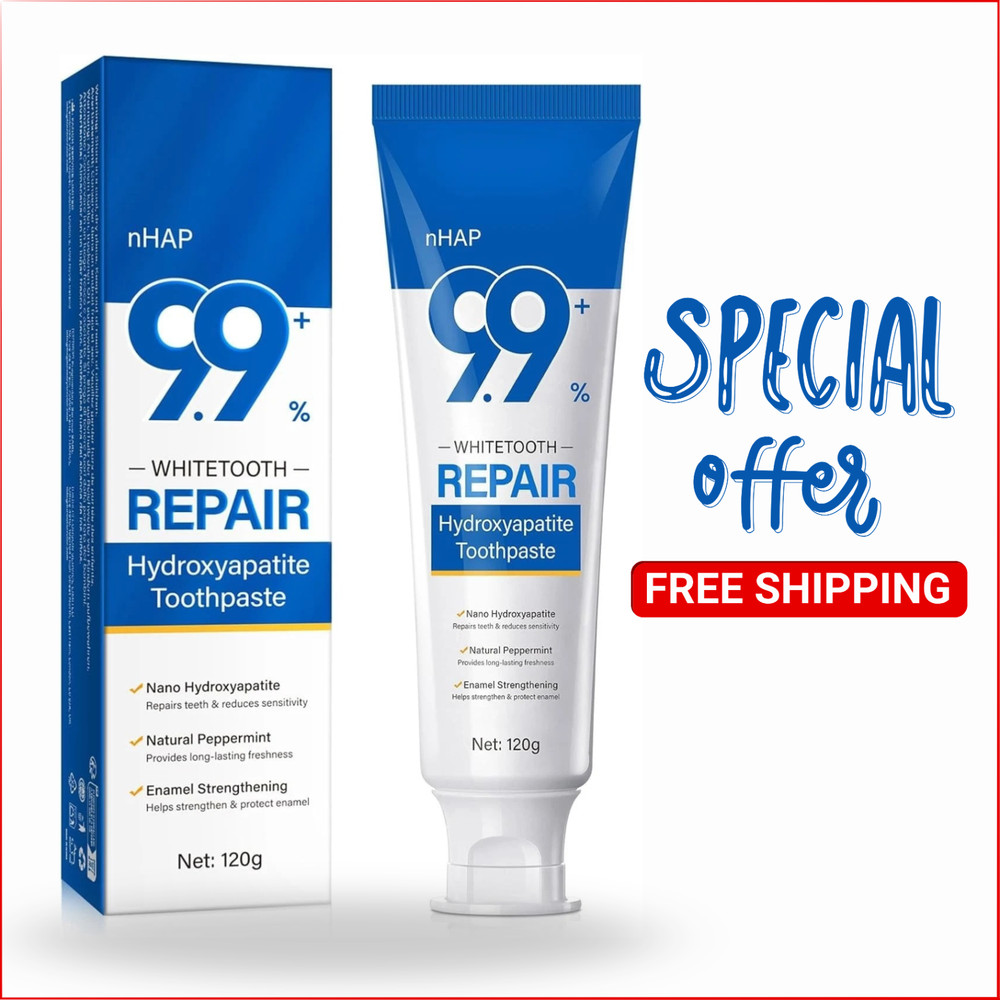 9.9% Hydroxyapatite Toothpaste, 4.23 Oz Nano Hydroxyapatite Toothpaste for Ename