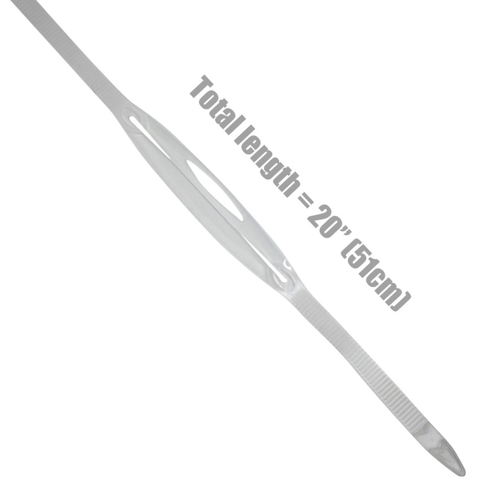 Scuba Dive Snorkeling Mask Silicone Strap Replacement - Clear 5/8" Width Thin