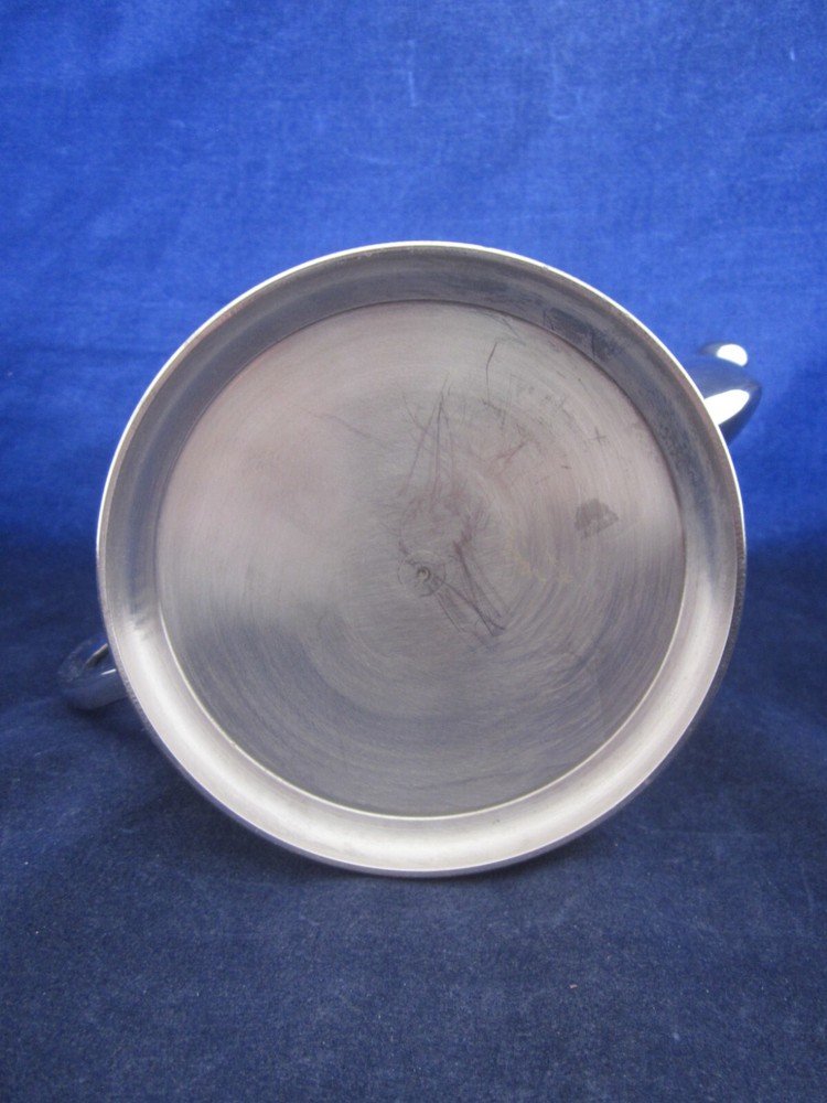 Silverplate Teapot Heavy Unmarked