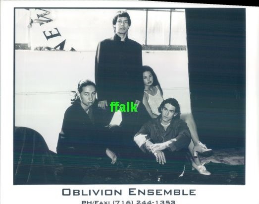 Press Photo: OBLIVION ENSEMBLE 8x10 B&W