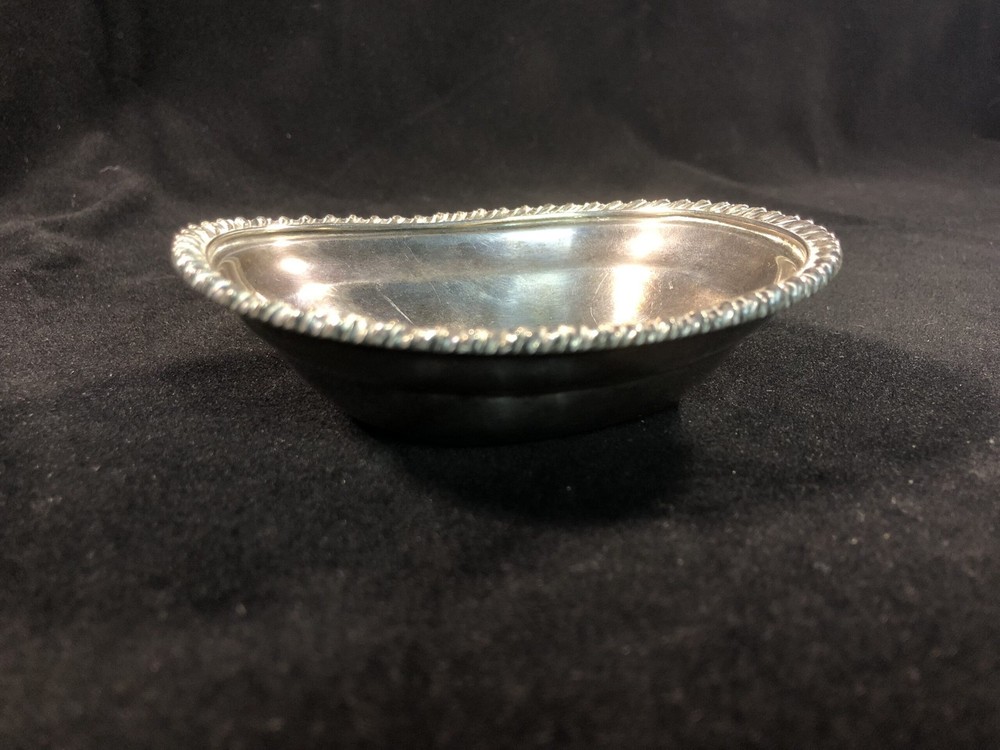 Small Solid Silver Bowl Titulo ES 916 Silver, Portugal