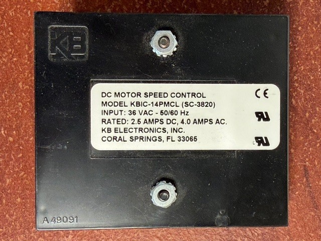 KB Electronics KBIC-14PMCL Speed Control Driver Board New