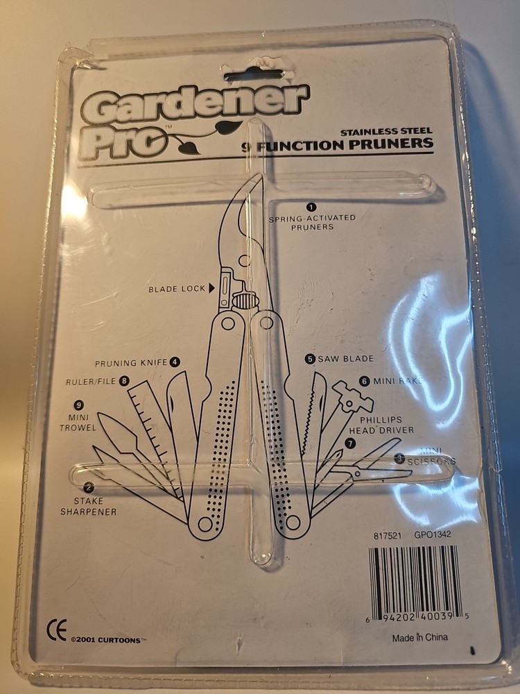 Gardener Pro 9 Function Multi Tool Pruning Shears