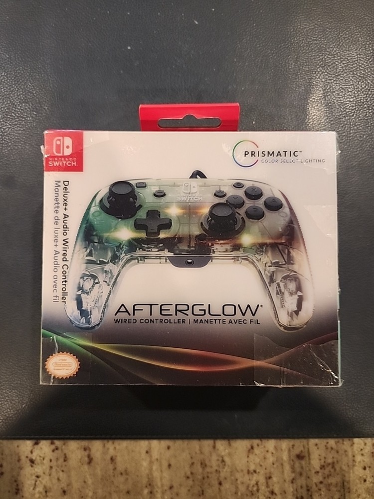 PDP Afterglow Prismatic Deluxe Audio Wired Controller Nintendo Switch NewOpenbox