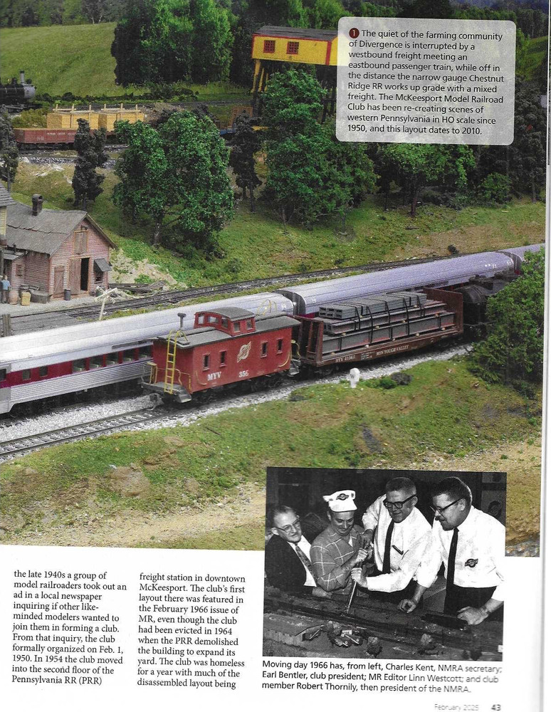 Model Railroader Feb. 2025 N Scale T-Track Module Kits Scenery Structures