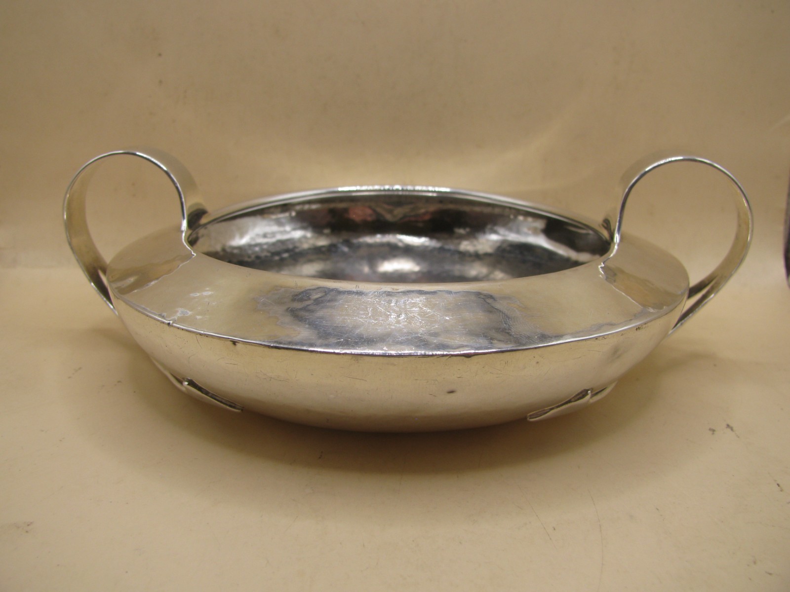 Birmingham 1906 Sterling Silver Arts & Crafts LIBERTY & CO Twin Handle Bowl