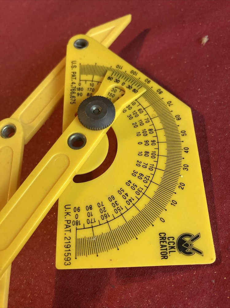 CCKL Creator Yellow Protractor